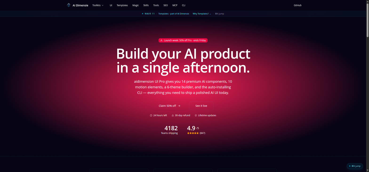 Ad landing page