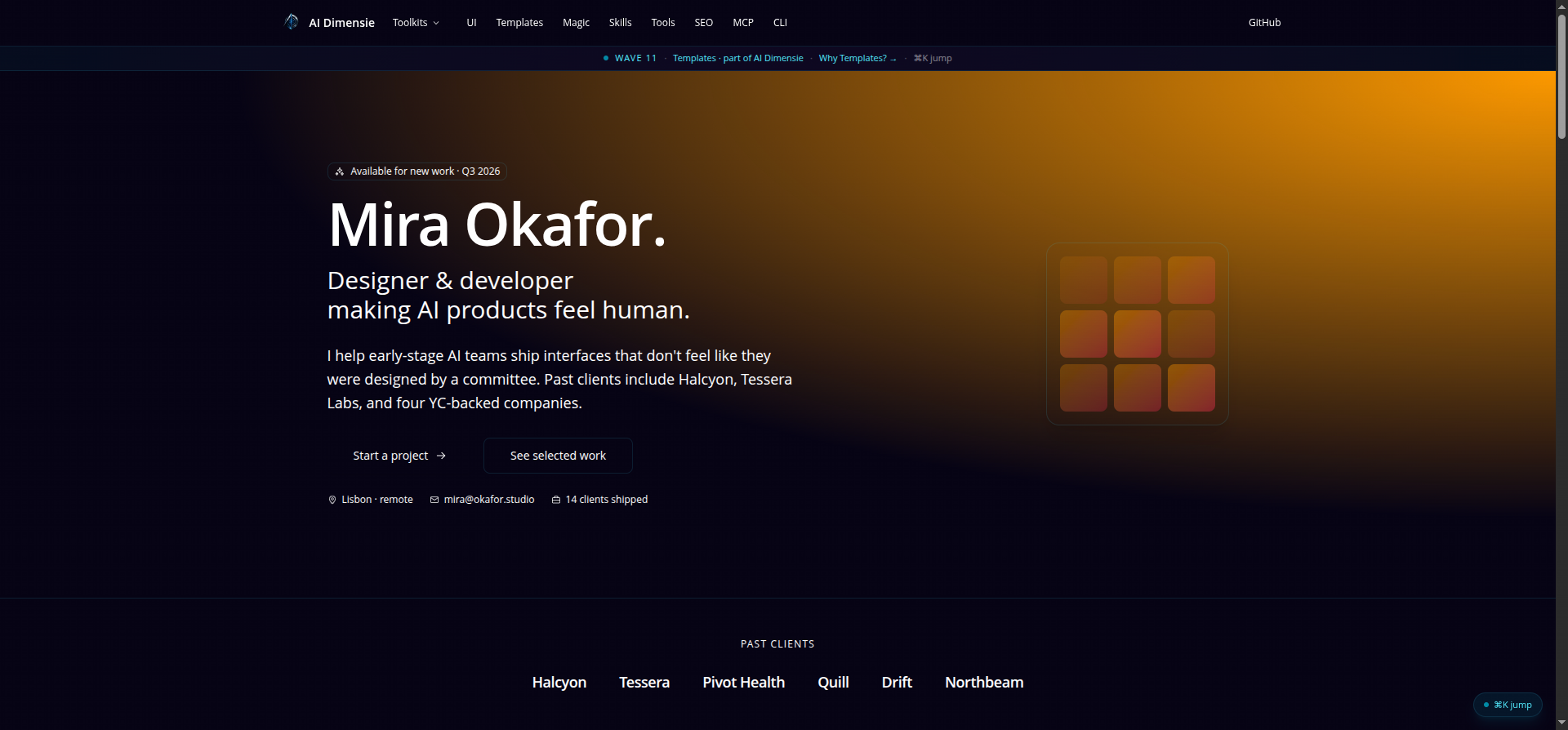 Portfolio site